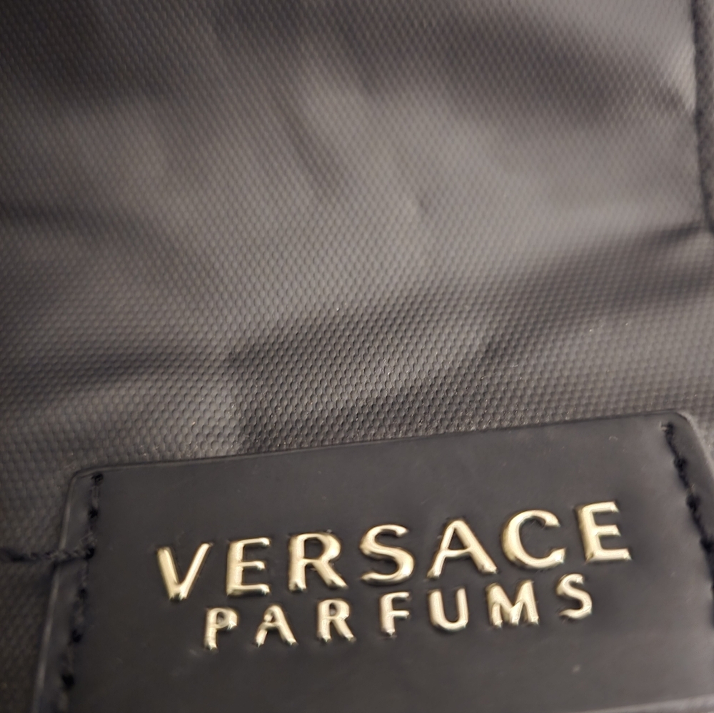 Nwot Versace Black Convertable Backpack - image 7
